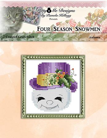 Four Season Snowmen: Autumn - Kitty & Me Designs