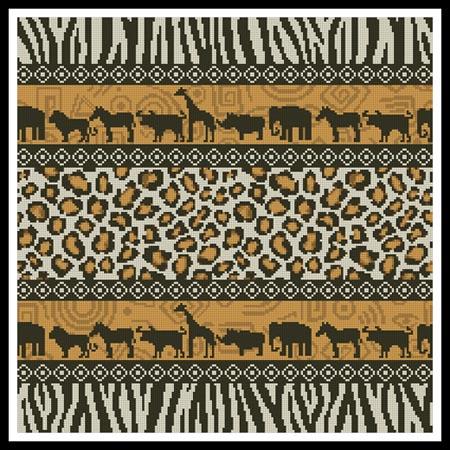 African Cushion - Artecy Cross Stitch