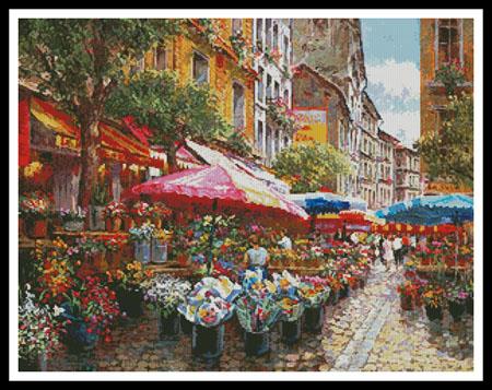 Paris Blossoms - Artecy Cross Stitch