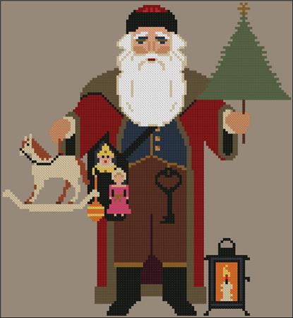 Father Christmas Brings Toys - Twin Peak Primitives