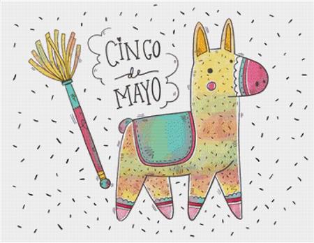 Cinco De Mayo - X Squared Cross Stitch