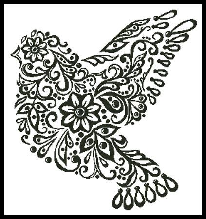 Dove Silhouette - Artecy Cross Stitch