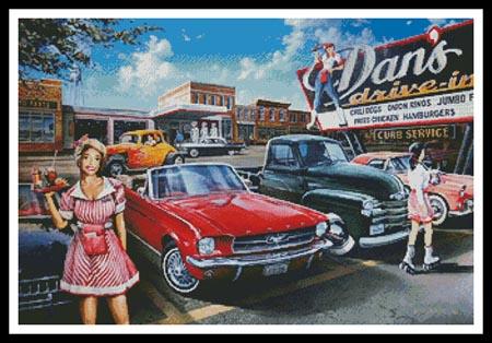 Dan's Drive In - Artecy Cross Stitch