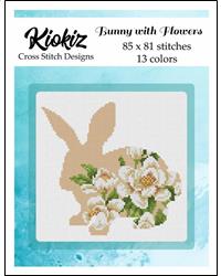 Bunny With Flowers - Kiokiz