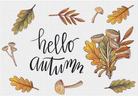 Hello Autumn - X Squared Cross Stitch
