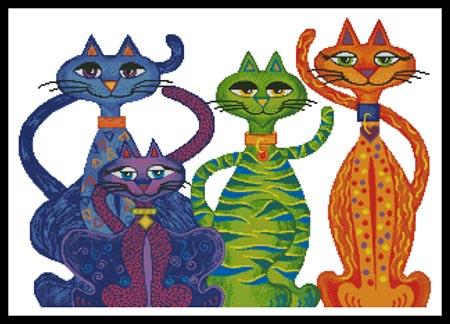 High Street Cats - Artecy Cross Stitch