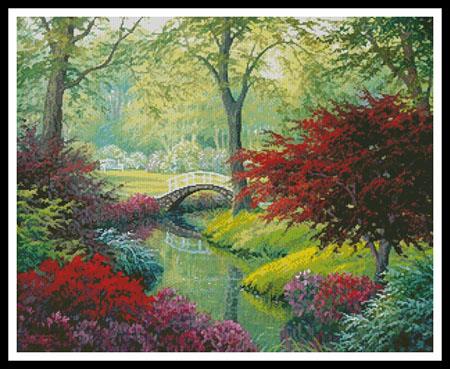 The Garden Bridge - Artecy Cross Stitch