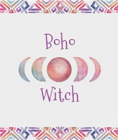 Boho Witch - X Squared Cross Stitch
