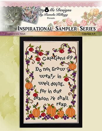 Do Not Grow Weary - Kitty & Me Designs