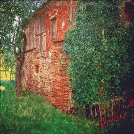 Farmhouse In Chamber In Attersee - X Squared Cross Stitch