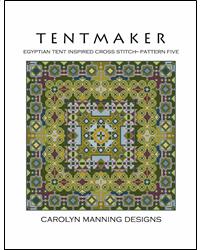 Tentmaker 5 (Egyptian Tent Inspired Cross Stitch Pattern) - CM Designs
