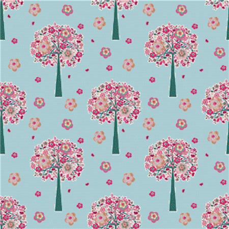 Floral Trees - X Squared Cross Stitch