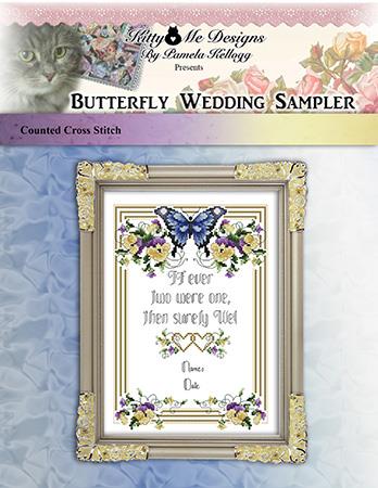 Butterfly Wedding Sampler - Kitty & Me Designs