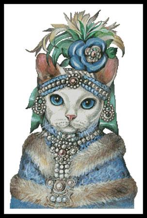 Devon Rex Mademoiselle - Artecy Cross Stitch