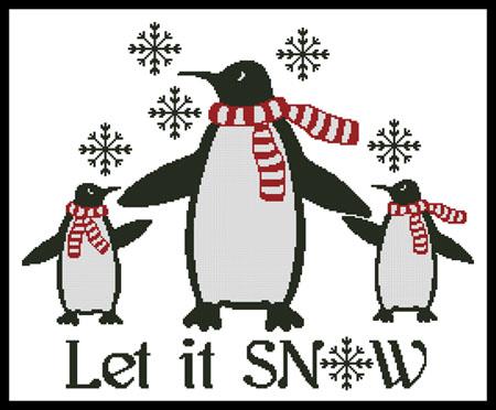 Let It Snow - Artecy Cross Stitch