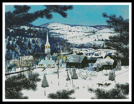 Silent Night East Corinth - Artecy Cross Stitch