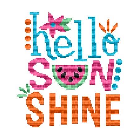 Hello Sunshine - Cross Stitch Wonders