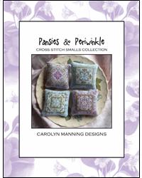 Pansies & Periwinkle (Cross Stitch Smalls Collection) - CM Designs