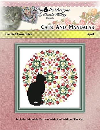 Cats And Mandalas April - Kitty & Me Designs