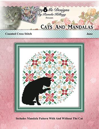 Cats And Mandalas June - Kitty & Me Designs