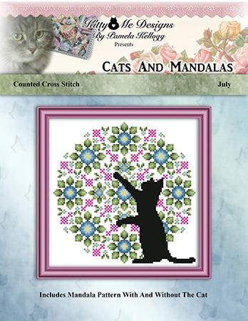 Cats And Mandalas July - Kitty & Me Designs