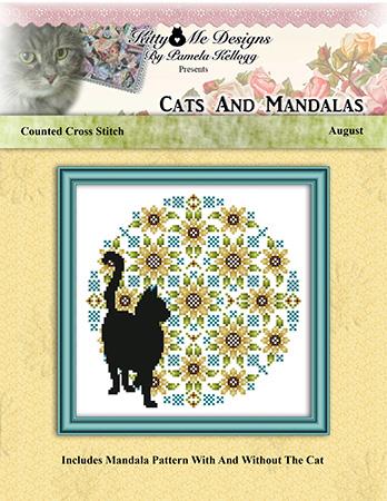 Cats And Mandalas August - Kitty & Me Designs