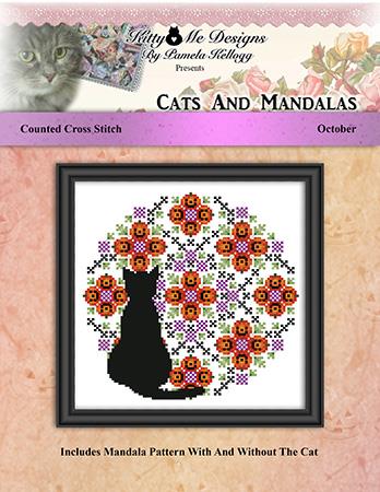 Cats And Mandalas October - Kitty & Me Designs
