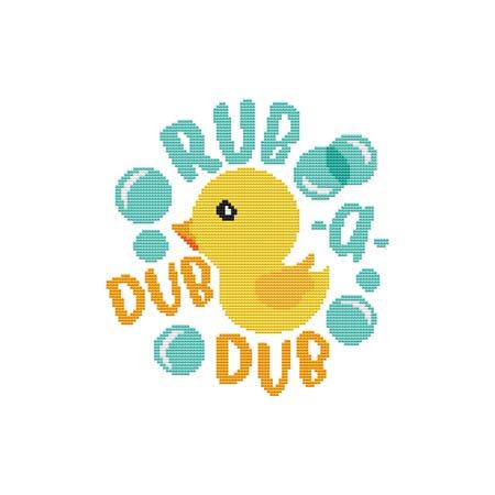 A Nursery Rhyme: Rub A Dub Dub - Cross Stitch Wonders