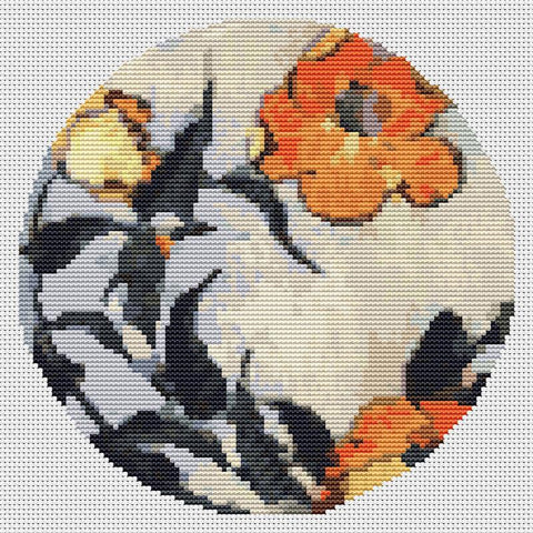 Poppies (Circular Chart) - Art of Stitch, The