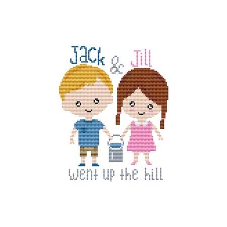 A Nursery Rhyme: Jack And Jill Went Up The Hill - Cross Stitch Wonders