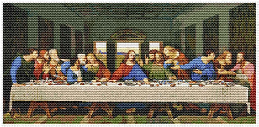 The Last Supper By Leonardo Da Vinci - Art of Stitch, The