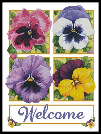 Pretty Pansies - Artecy Cross Stitch