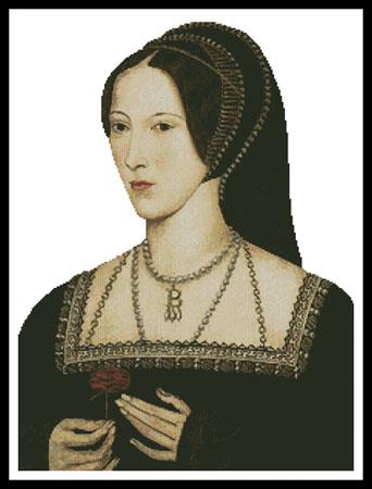Anne Boleyn (No Background) - Artecy Cross Stitch