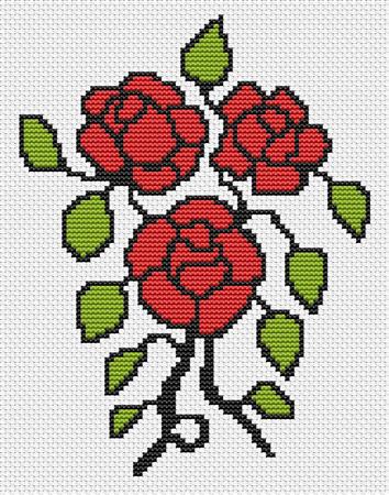Three Roses - Art of Stitch, The