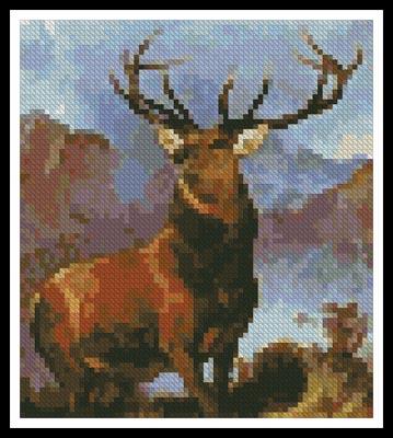 Mini Monarch Of The Glen - Artecy Cross Stitch