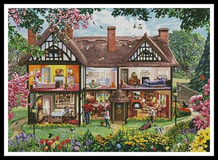 Spring House - Artecy Cross Stitch