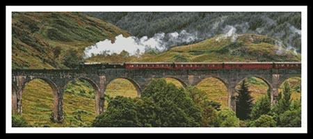 Jacobite Steam Train - Artecy Cross Stitch