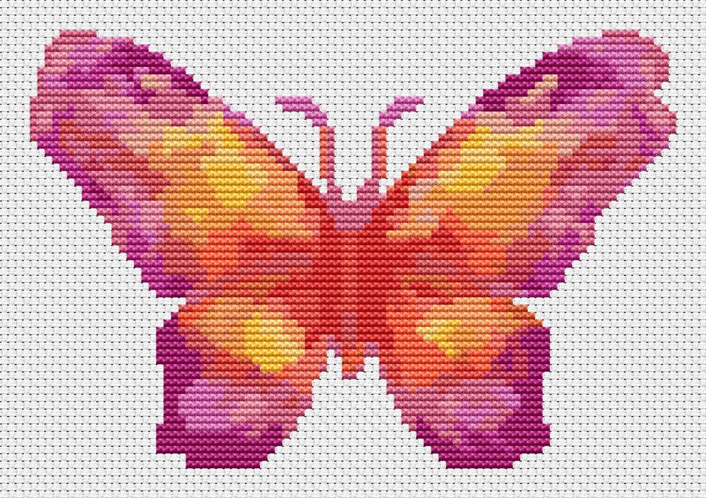 Butterfly Series: The Sunset - Art of Stitch, The