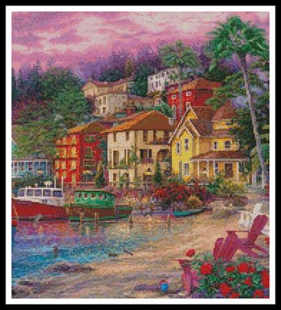 On Golden Shores (Crop) - Artecy Cross Stitch