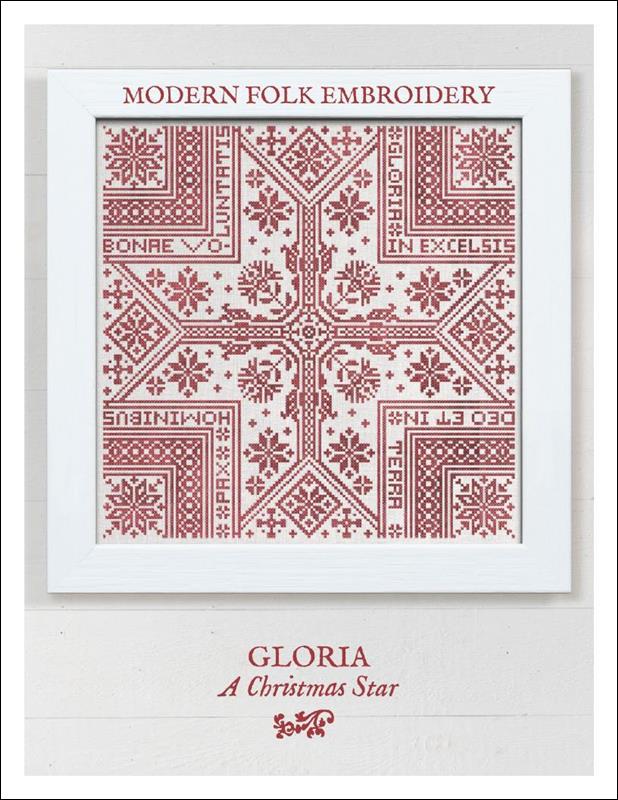 Gloria: A Christmas Star - Modern Folk Embroidery