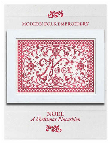 Noel: A Christmas Pincushion - Modern Folk Embroidery