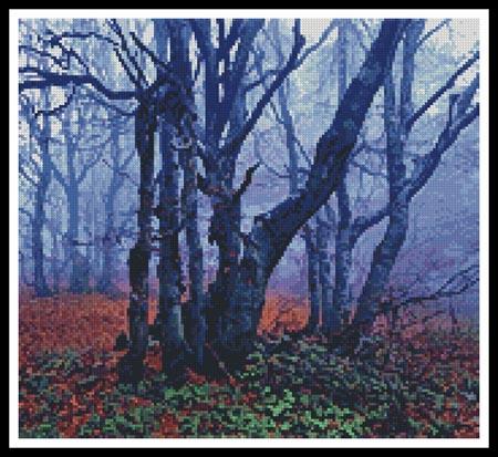 Misty Forest (Crop) - Artecy Cross Stitch