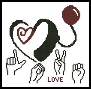 Cochlear Love - Artecy Cross Stitch