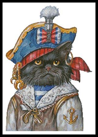 Cat Pirate - Artecy Cross Stitch