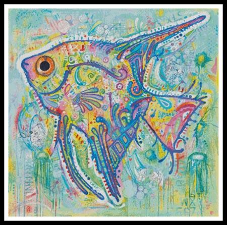 Abstract Angel Fish - Artecy Cross Stitch