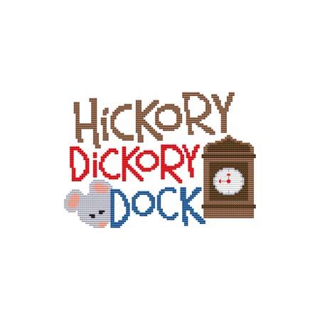 A Nursery Rhyme: Hickory Dickory Dock - Cross Stitch Wonders