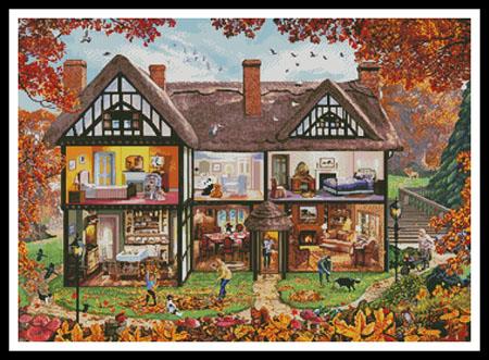 Autumn House - Artecy Cross Stitch