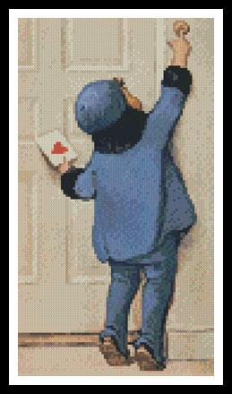 Mini V Is For Valentine - Artecy Cross Stitch