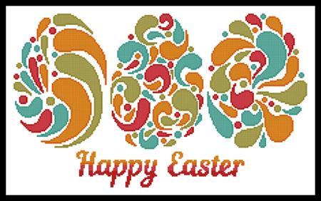 Happy Easter Eggs - Artecy Cross Stitch
