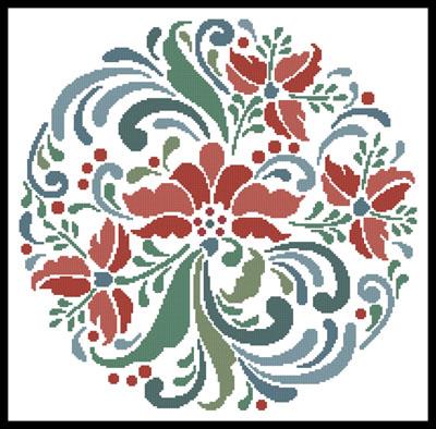 Rosemaling 7 - Artecy Cross Stitch